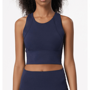 ソリッドカラーショックプルーフステッチヨガベスト