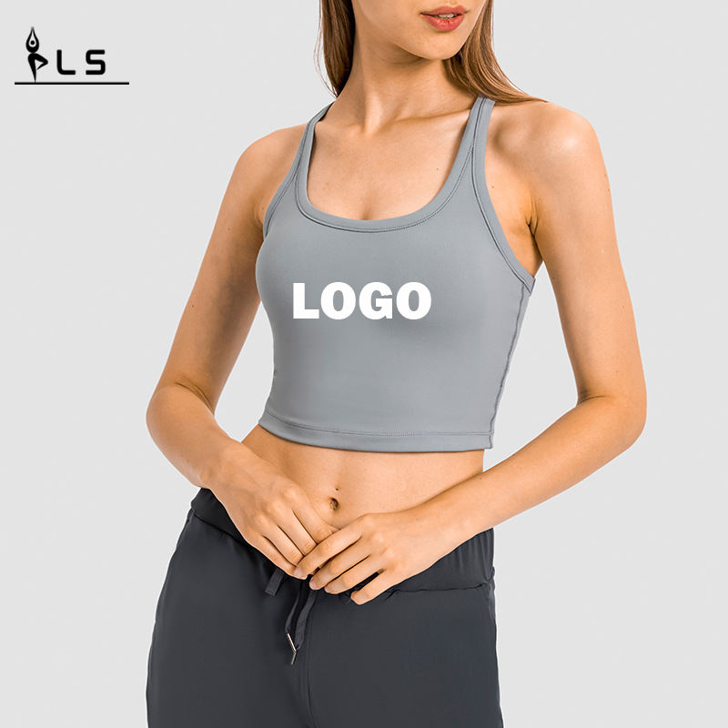 SC10241トップスクイックドライフィットタンクトップジムスポーツヨガフィットネスクロップトップスタンクトップ女性\\\\ \'S Tシャツ